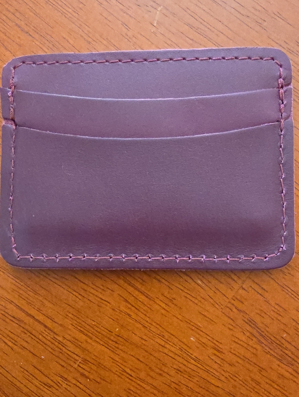 Portland Leather Goods Card Holder - Lollipop - Picture 2 of 3